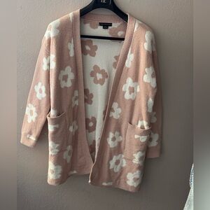 Sanctuary Pink and Cream Floral Cardigan